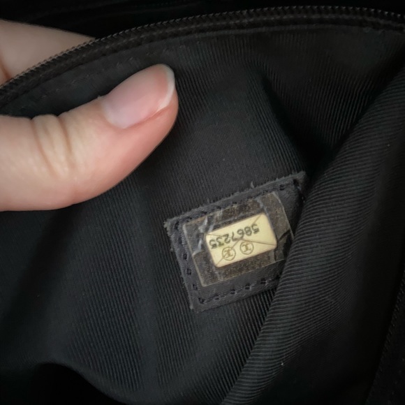 Chanel Black Leather Monogram Tote - Picture 7 of 8